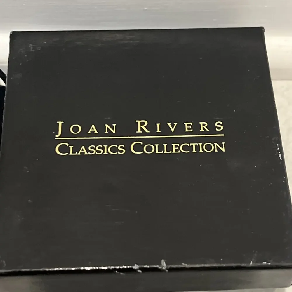 Ten Row Joan Rivers Memory Wire Gold Tone Wrap Bracelet NWT with Velvet Bag